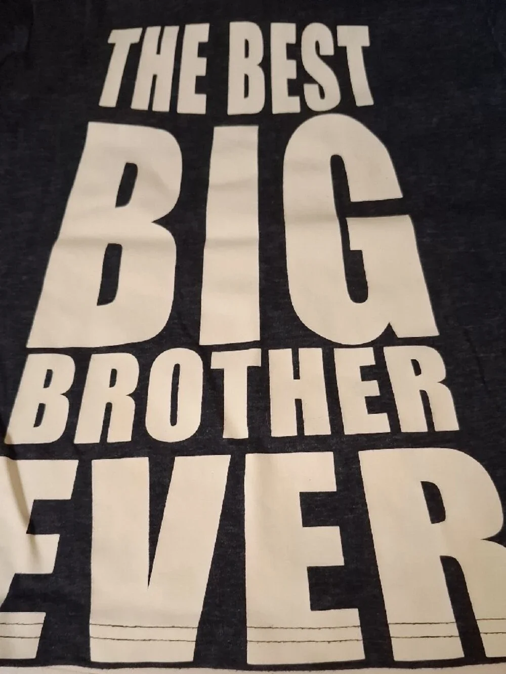 Carter's Navy Short Sleeve Tee with Cream Graphic 